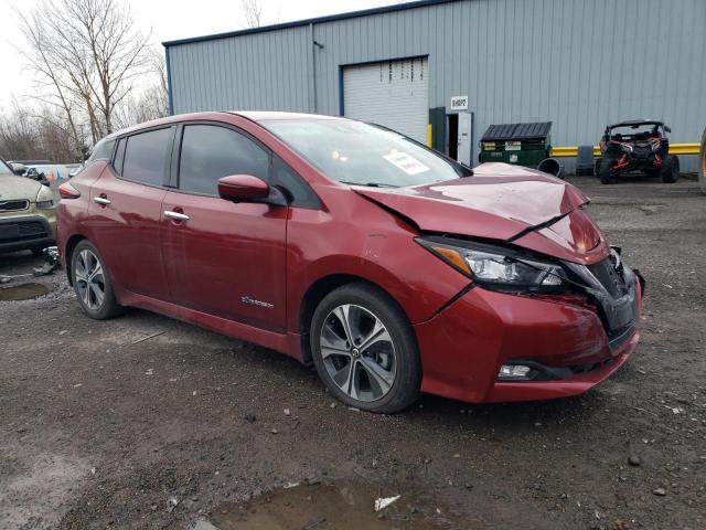 1N4AZ1CP5KC304909 - 2019 NISSAN LEAF S RED photo 4