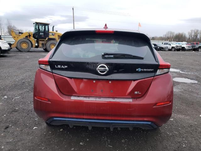 1N4AZ1CP5KC304909 - 2019 NISSAN LEAF S RED photo 6