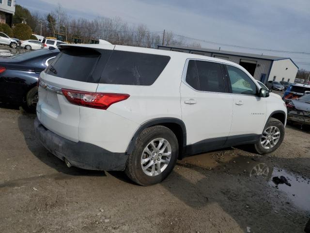 1GNEVFKW5KJ233419 - 2019 CHEVROLET TRAVERSE LS WHITE photo 3