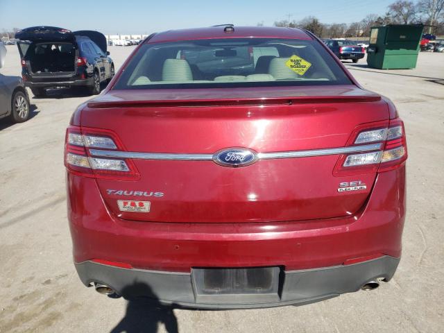 1FAHP2E80DG105181 - 2013 FORD TAURUS SEL RED photo 6