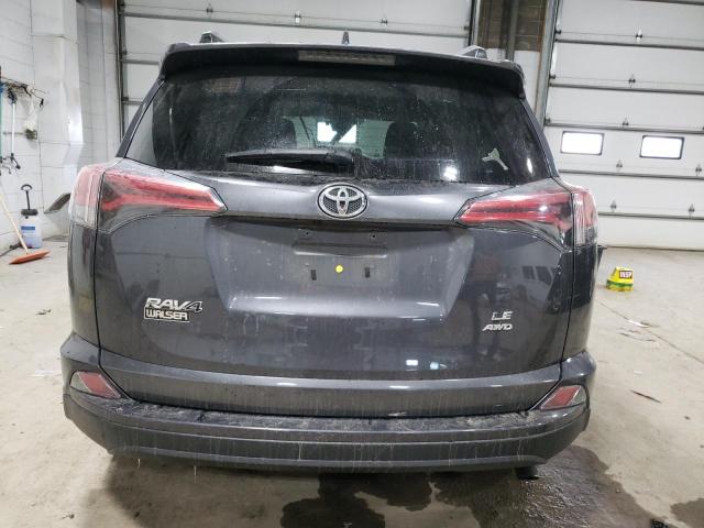 2T3BFREV7JW825739 - 2018 TOYOTA RAV4 LE CHARCOAL photo 6