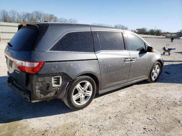 5FNRL5H92CB138949 - 2012 HONDA ODYSSEY TOURING GRAY photo 3