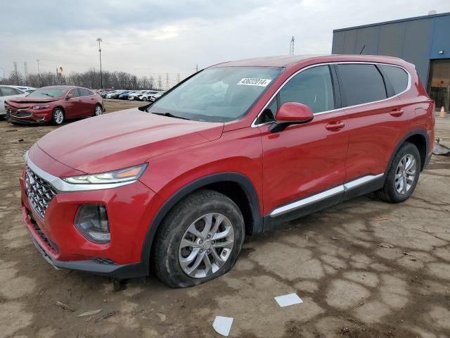 5NMS2CAD7KH100749 - 2019 HYUNDAI SANTA FE SE RED photo 1