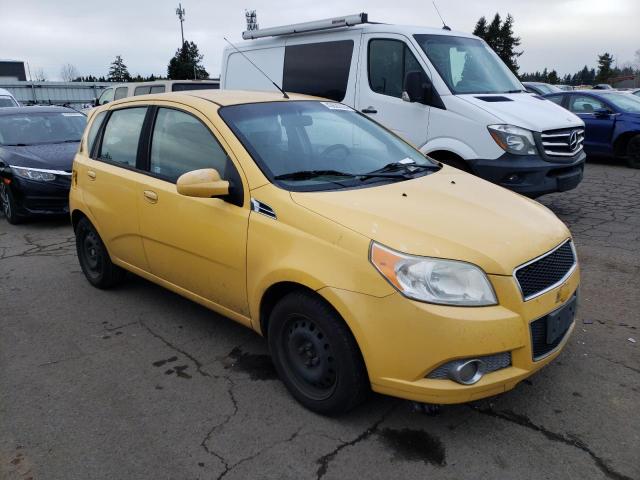 KL1TG6DE6AB112624 - 2010 CHEVROLET AVEO LT YELLOW photo 4