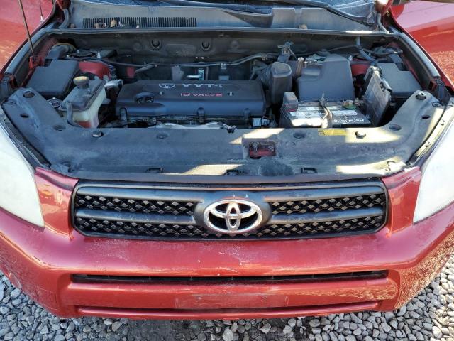 JTMBD33V876024656 - 2007 TOYOTA RAV4 RED photo 11