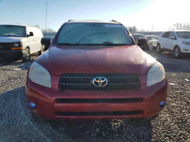 JTMBD33V876024656 - 2007 TOYOTA RAV4 RED photo 5