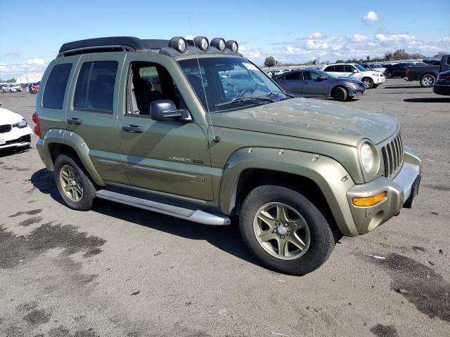 1J4GK38KX3W524087 - 2003 JEEP LIBERTY RENEGADE GREEN photo 4