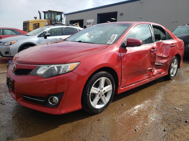 4T1BF1FK0CU572944 - 2012 TOYOTA CAMRY BASE RED photo 1