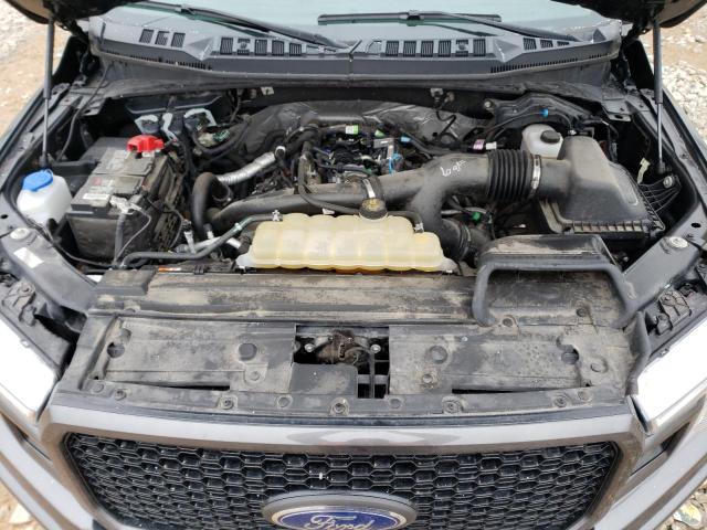 1FTEW1EP2KFB69453 - 2019 FORD F150 SUPERCREW GRAY photo 11