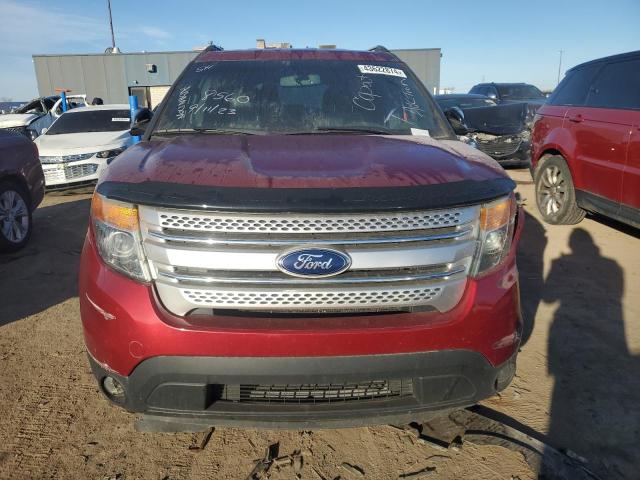 1FM5K7D80DGB38560 - 2013 FORD EXPLORER XLT RED photo 5