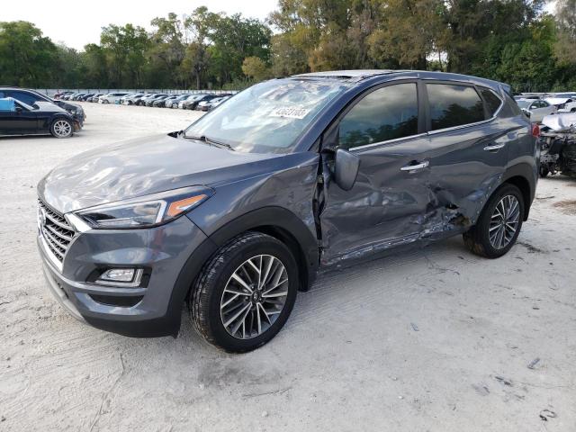 KM8J33AL2KU051142 - 2019 HYUNDAI TUCSON LIMITED GRAY photo 1