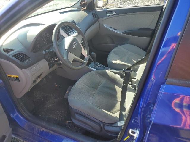 KMHCT4AE6EU683677 - 2014 HYUNDAI ACCENT GLS BLUE photo 7