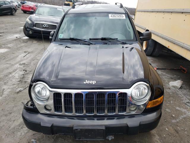 1J4GL58K17W693509 - 2007 JEEP LIBERTY LIMITED BLACK photo 5