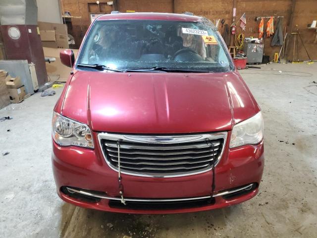 2C4RC1BG6ER381316 - 2014 CHRYSLER TOWN & COU TOURING RED photo 5