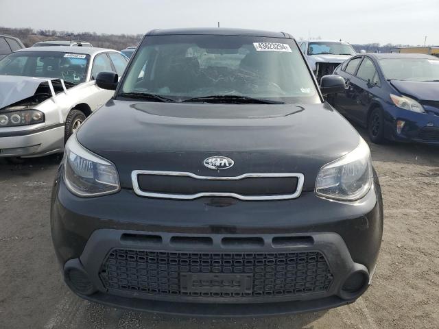 KNDJN2A27E7724803 - 2014 KIA SOUL BLACK photo 5