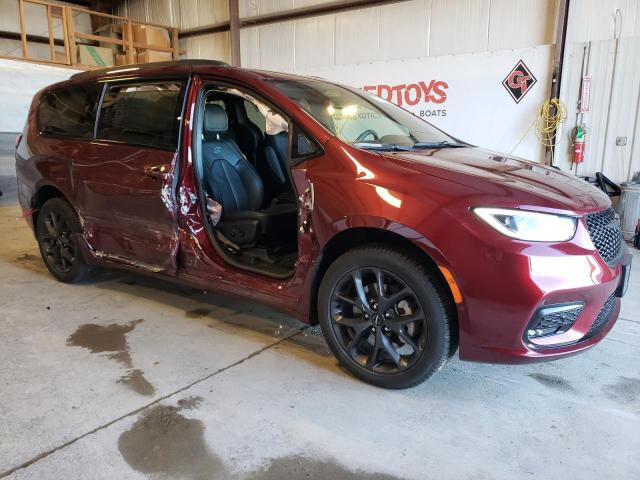 2C4RC3BG0NR127208 - 2022 CHRYSLER PACIFICA TOURING L MAROON photo 4