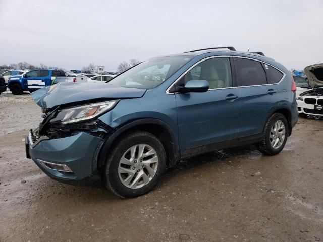 5J6RM4H78GL078887 - 2016 HONDA CR-V EXL TEAL photo 1