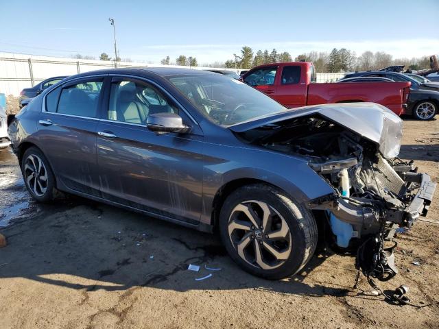 1HGCR3F88GA023985 - 2016 HONDA ACCORD EXL GRAY photo 4