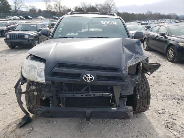 JTEZU14R038003606 - 2003 TOYOTA 4RUNNER SR5 BLACK photo 5