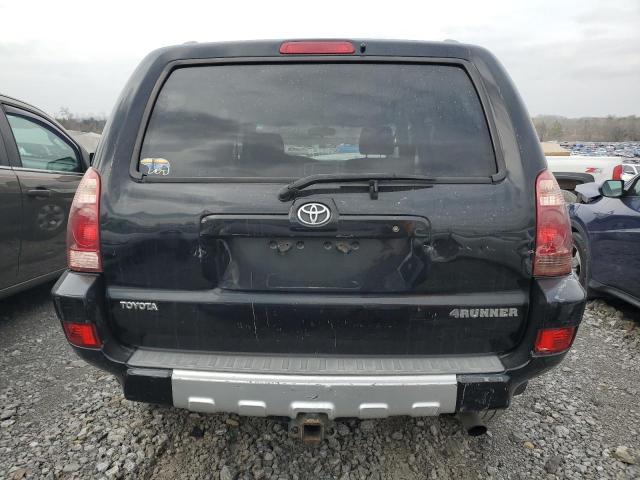 JTEZU14R038003606 - 2003 TOYOTA 4RUNNER SR5 BLACK photo 6