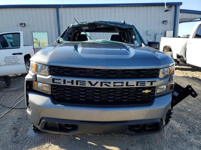 3GCPYBEK9MG440815 - 2021 CHEVROLET SILVERADO K1500 CUSTOM GRAY photo 5