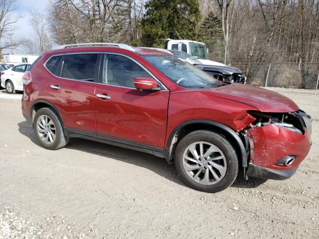 5N1AT2MV5FC781081 - 2015 NISSAN ROGUE S RED photo 4