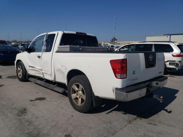 1N6BA06A47N201531 - 2007 NISSAN TITAN XE WHITE photo 2