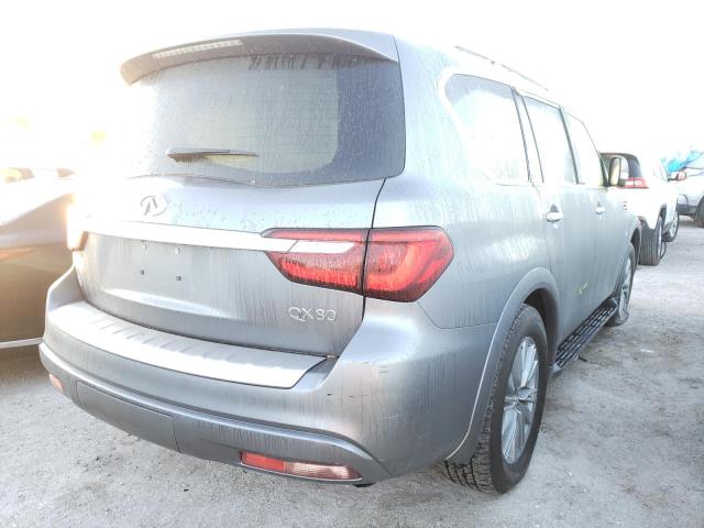 JN8AZ2NE2K9225730 - 2019 INFINITI QX80 LUXE GRAY photo 4