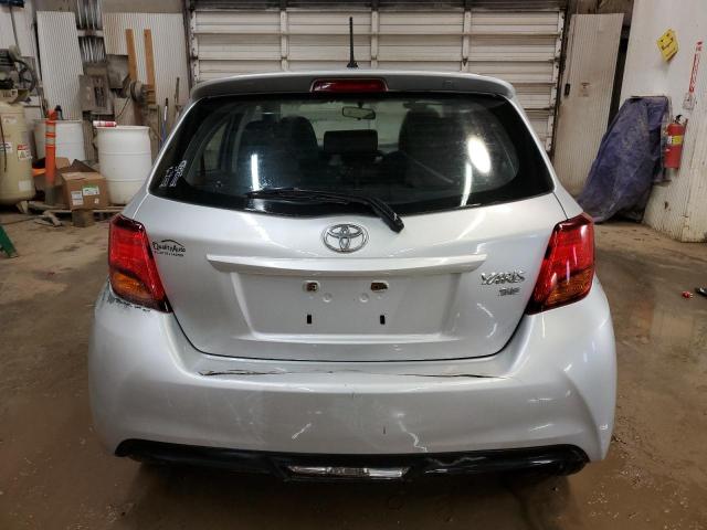 VNKKTUD3XFA014915 - 2015 TOYOTA YARIS SILVER photo 6