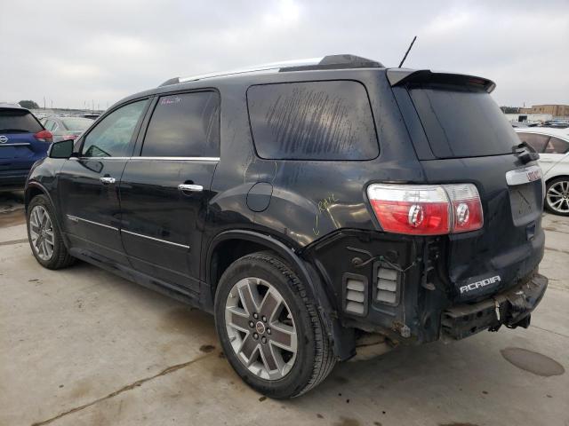 1GKKRTED0CJ354390 - 2012 GMC ACADIA DENALI BLACK photo 2