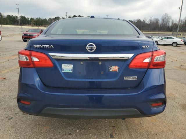 3N1AB7AP5KY296034 - 2019 NISSAN SENTRA S BLUE photo 6