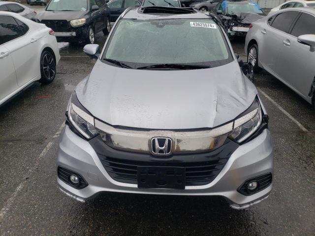 3CZRU5H73KM718601 - 2019 HONDA HR-V EXL SILVER photo 5