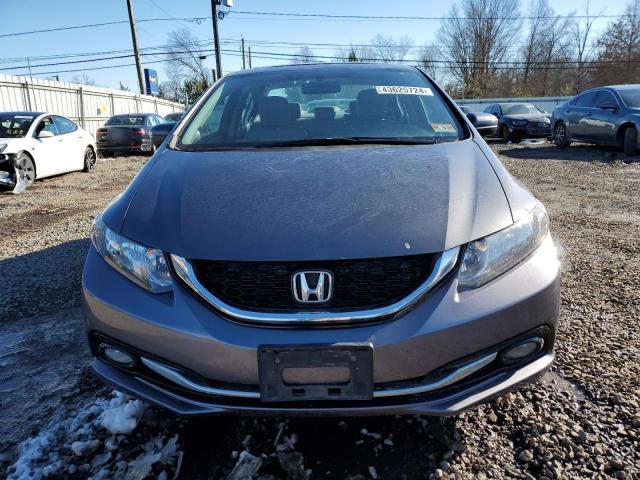 19XFB2F91FE243306 - 2015 HONDA CIVIC EXL GRAY photo 5