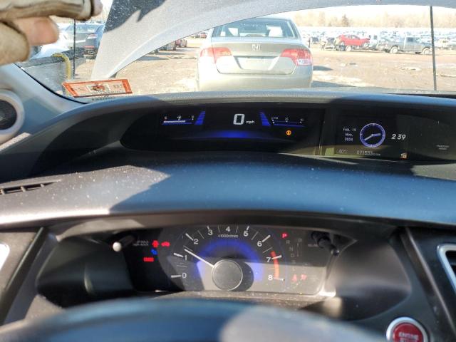 19XFB2F91FE243306 - 2015 HONDA CIVIC EXL GRAY photo 9