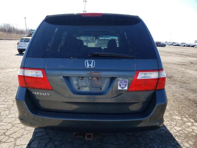 5FNRL386X6B417094 - 2006 HONDA ODYSSEY EXL GRAY photo 6