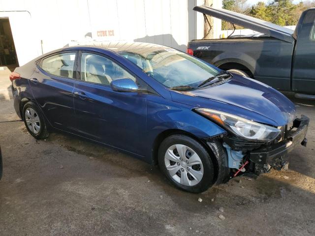 5NPDH4AE5GH740734 - 2016 HYUNDAI ELANTRA SE BLUE photo 4