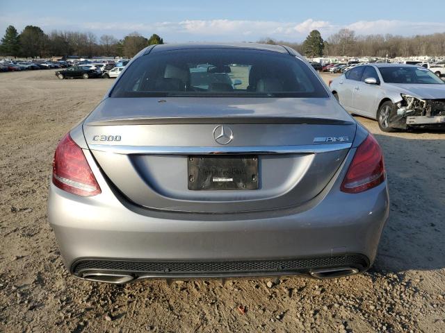 55SWF4JB2FU078899 - 2015 MERCEDES-BENZ C 300 GRAY photo 6