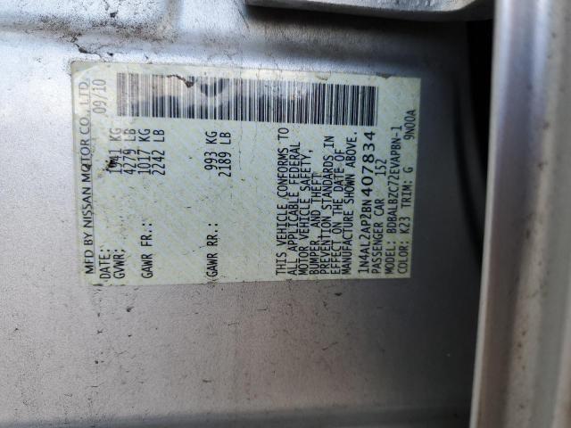 1N4AL2AP2BN407834 - 2011 NISSAN ALTIMA BASE Күміс фото 13