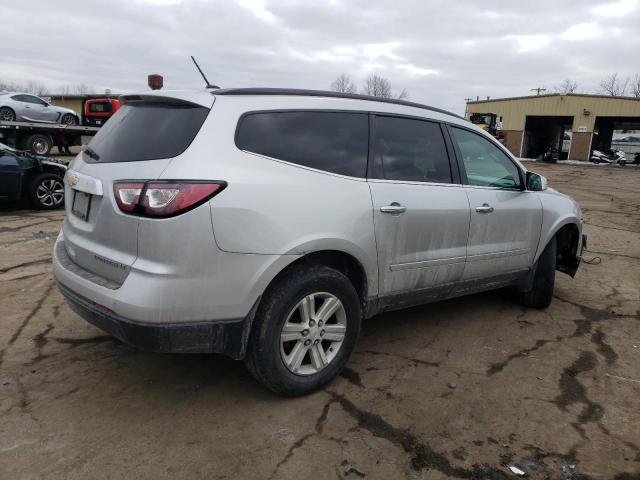 1GNKVJKD3DJ242904 - 2013 CHEVROLET TRAVERSE LT SILVER photo 3