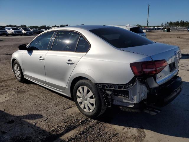 3VW267AJ9GM305301 - 2016 VOLKSWAGEN JETTA S SILVER photo 2