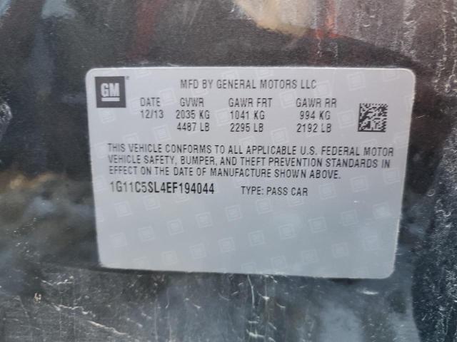 1G11C5SL4EF194044 - 2014 CHEVROLET MALIBU 1LT 石墨色 照片 12