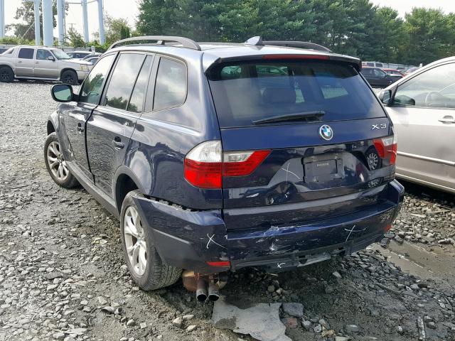 WBXPC9C46AWJ37051 - 2010 BMW X3 XDRIVE30I  photo 3