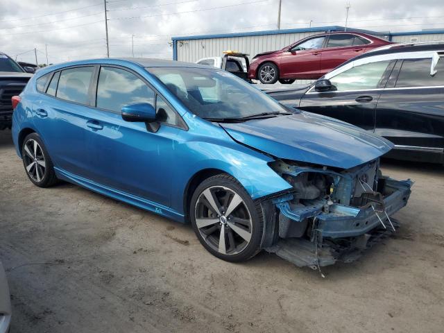 4S3GTAM65H3731883 - 2017 SUBARU IMPREZA SPORT BLUE photo 4