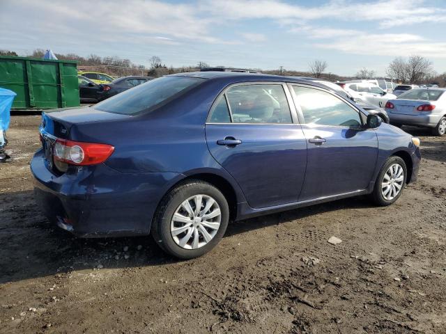 2T1BU4EE5DC049201 - 2013 TOYOTA COROLLA BASE BLUE photo 3