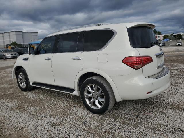 JN8AZ2NC9C9316672 - 2012 INFINITI QX56 WHITE photo 2