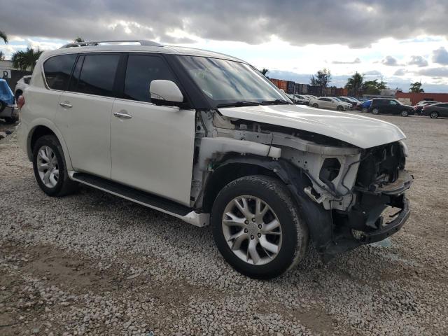 JN8AZ2NC9C9316672 - 2012 INFINITI QX56 WHITE photo 4