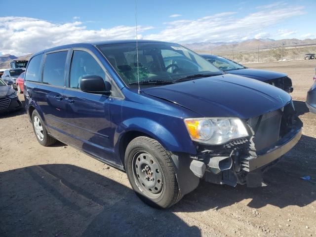 2C4RDGBG6DR815023 - 2013 DODGE GRAND CARA SE BLUE photo 4