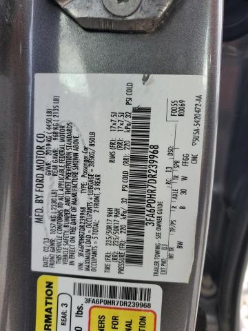 3FA6P0HR7DR239968 - 2013 FORD FUSION SE GRAY photo 13