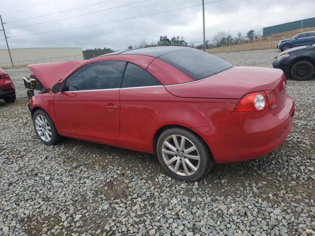 WVWAA71F87V038635 - 2007 VOLKSWAGEN EOS BASE RED photo 2