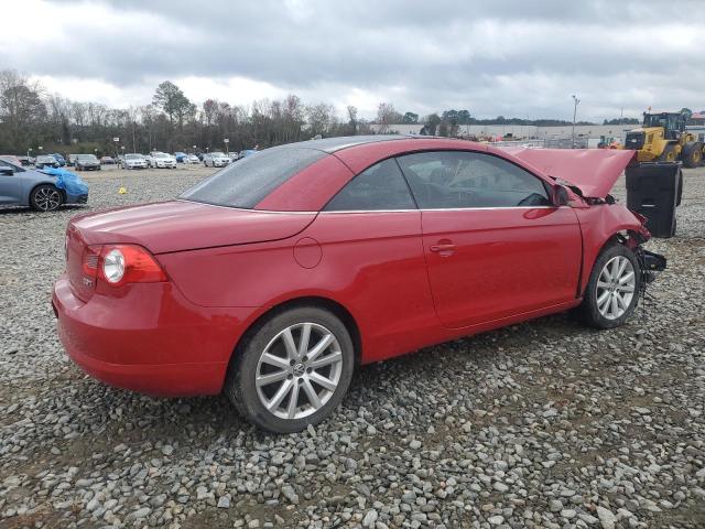 WVWAA71F87V038635 - 2007 VOLKSWAGEN EOS BASE RED photo 3